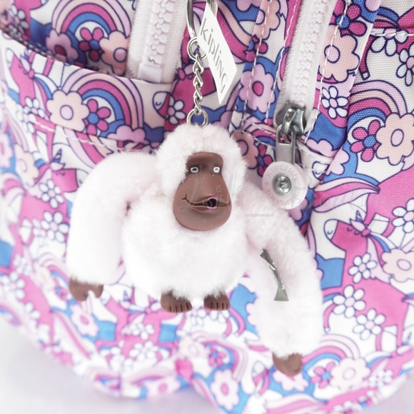 Kipling Seoul Backpack Laptop Travel Bag KI0451 Polyester Mystical Mane NWT $134 - Picture 10 of 13